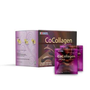 EDMARK Cocollagen Drink Mix – Marine Collagen Cocoa for Skin Elasticity & Firmne
